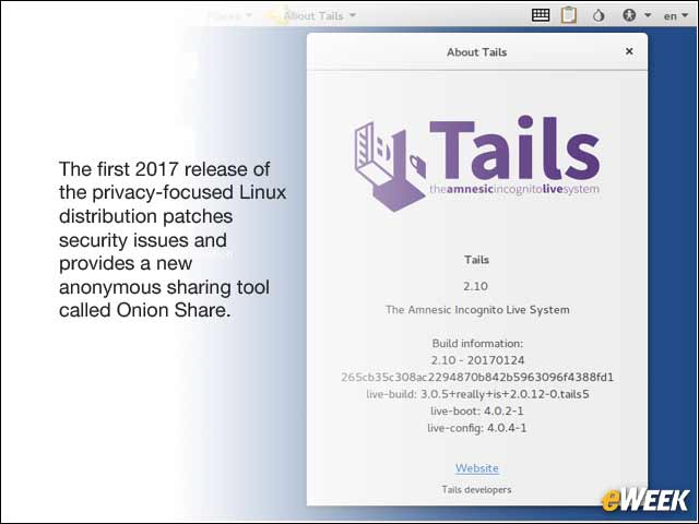 1 - Privacy-Focused Tails 2.10 Linux Includes Security Updates, New Tools